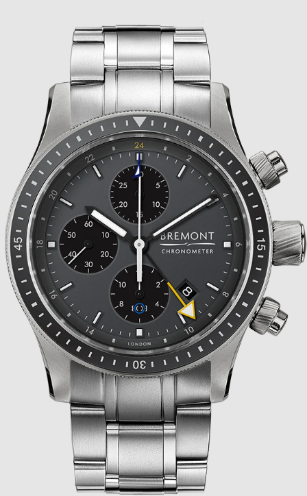 Best Bremont BOEING MODEL 247 titanium Black Dial Replica Watch